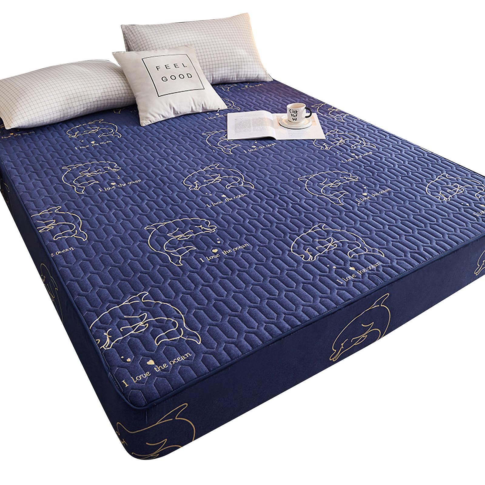 Waterproof Mattress Protector Bedspread Dustproof Padded Thicken Warm Bed Sheet Bedspread