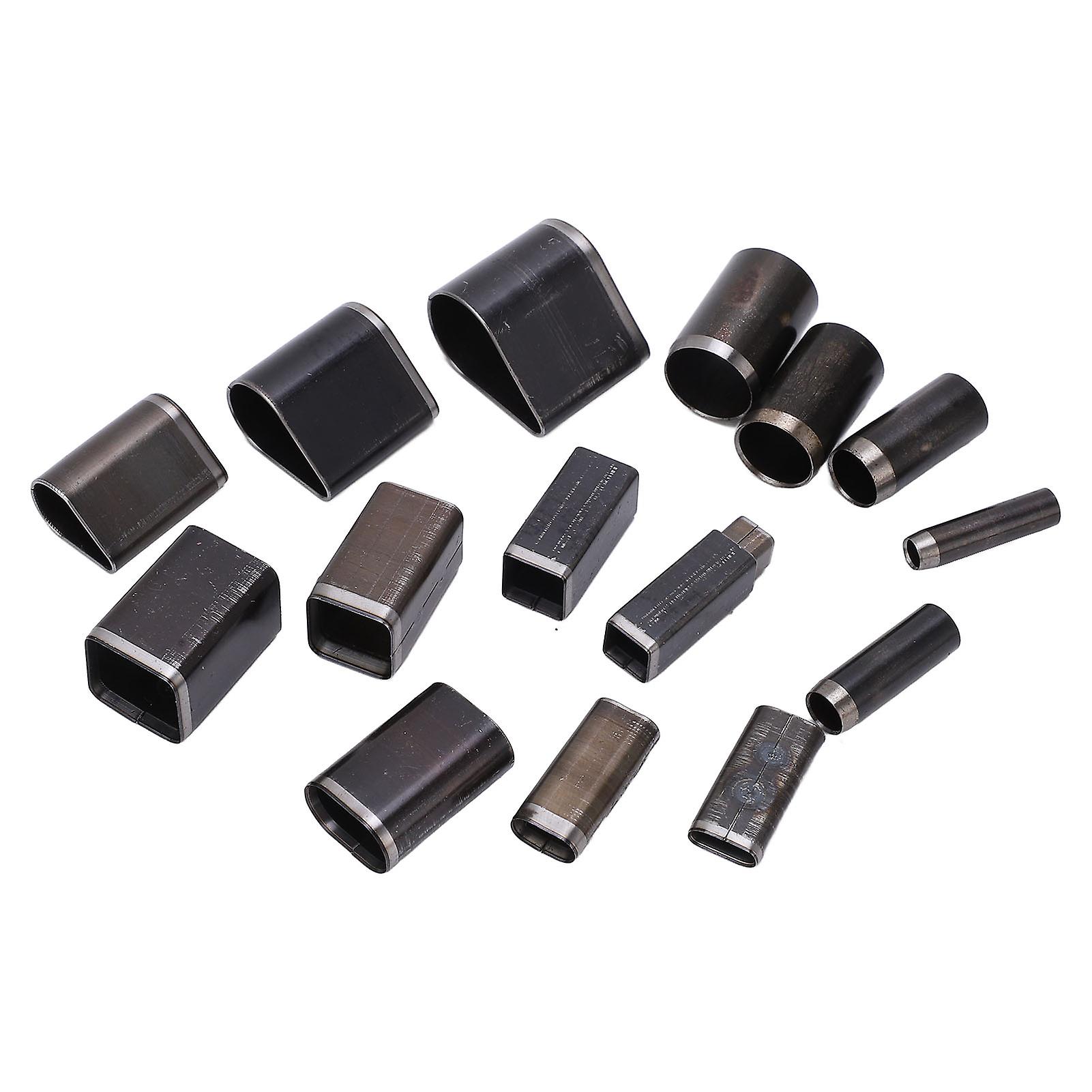 16 Shape Style One Hole Hollow Punch Cutter Set Incisive Cutting Oxidation Resistant Leather Hole Punch Tool Set for DIY 