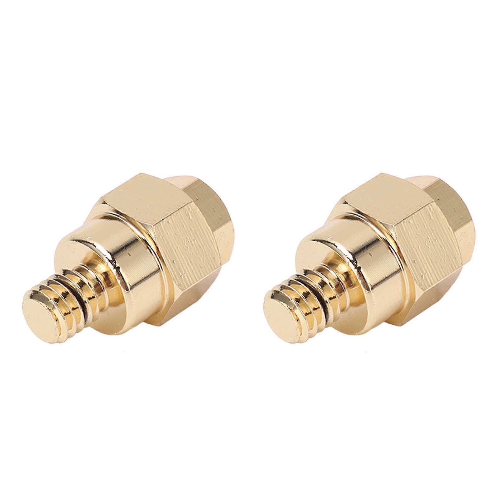Brass battery terminal adapter for short side post 2PCS 3/8in NPT
