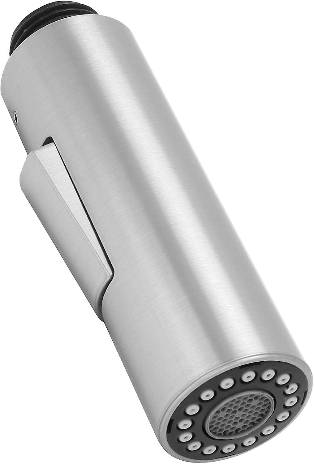 Pull Out Kitchen Faucet, 2 FunctionsSink Faucet Sprayer Head Attachment Brushed Faucet Head Replacem