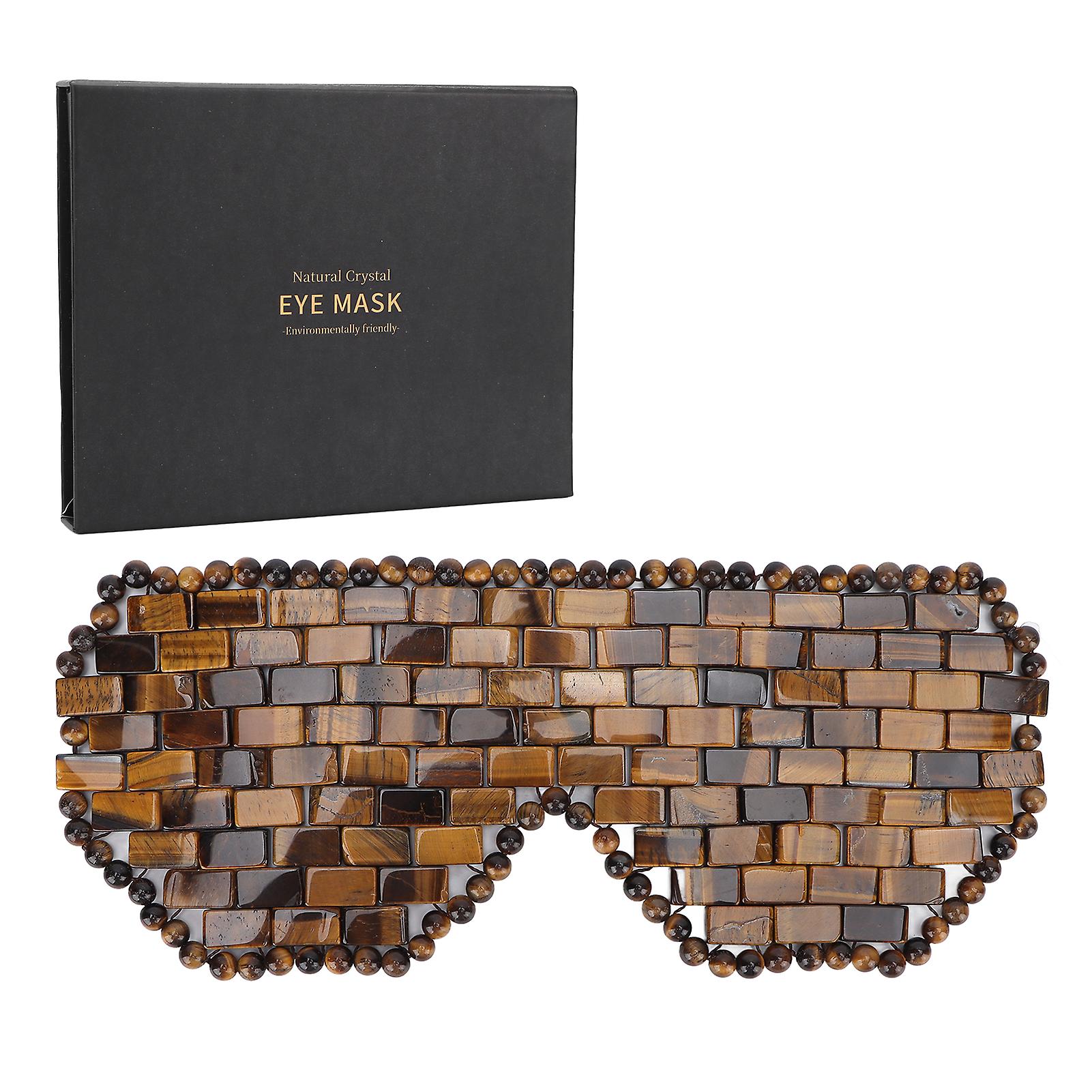 وسادة عين حجر اليشم ، إزالة التجاعيد ، تعزيز النوم ، تخفيف التعب ، وسادة العين الحجرية الطبيعية ، النمر