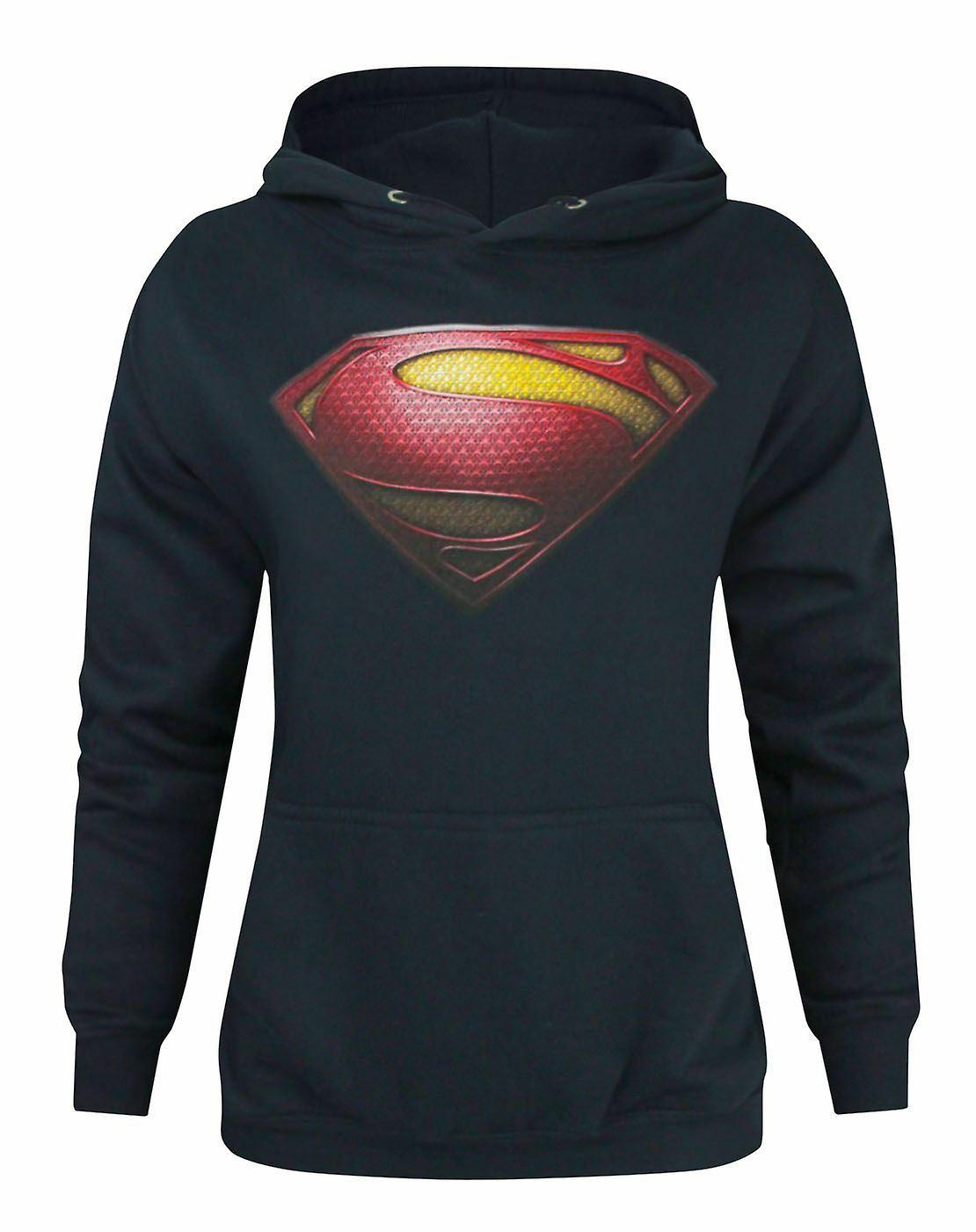 DC Comics Womens Hoodie Blue Superman
