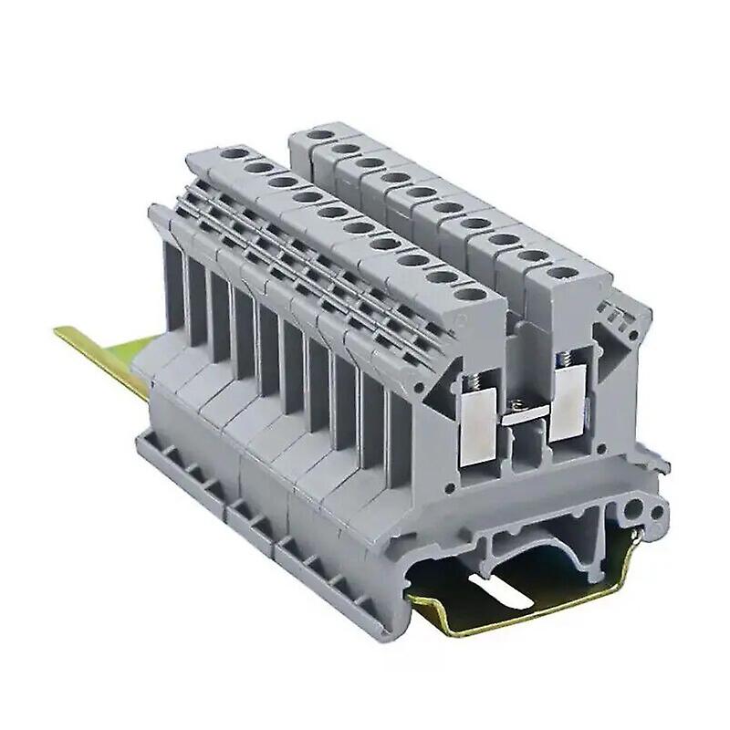 10pcs Din Rail Terminal Block UK-2.5B Electric Wire Cable Universal Screw Connector Terminal Block Strip Block UK2.5B~1190