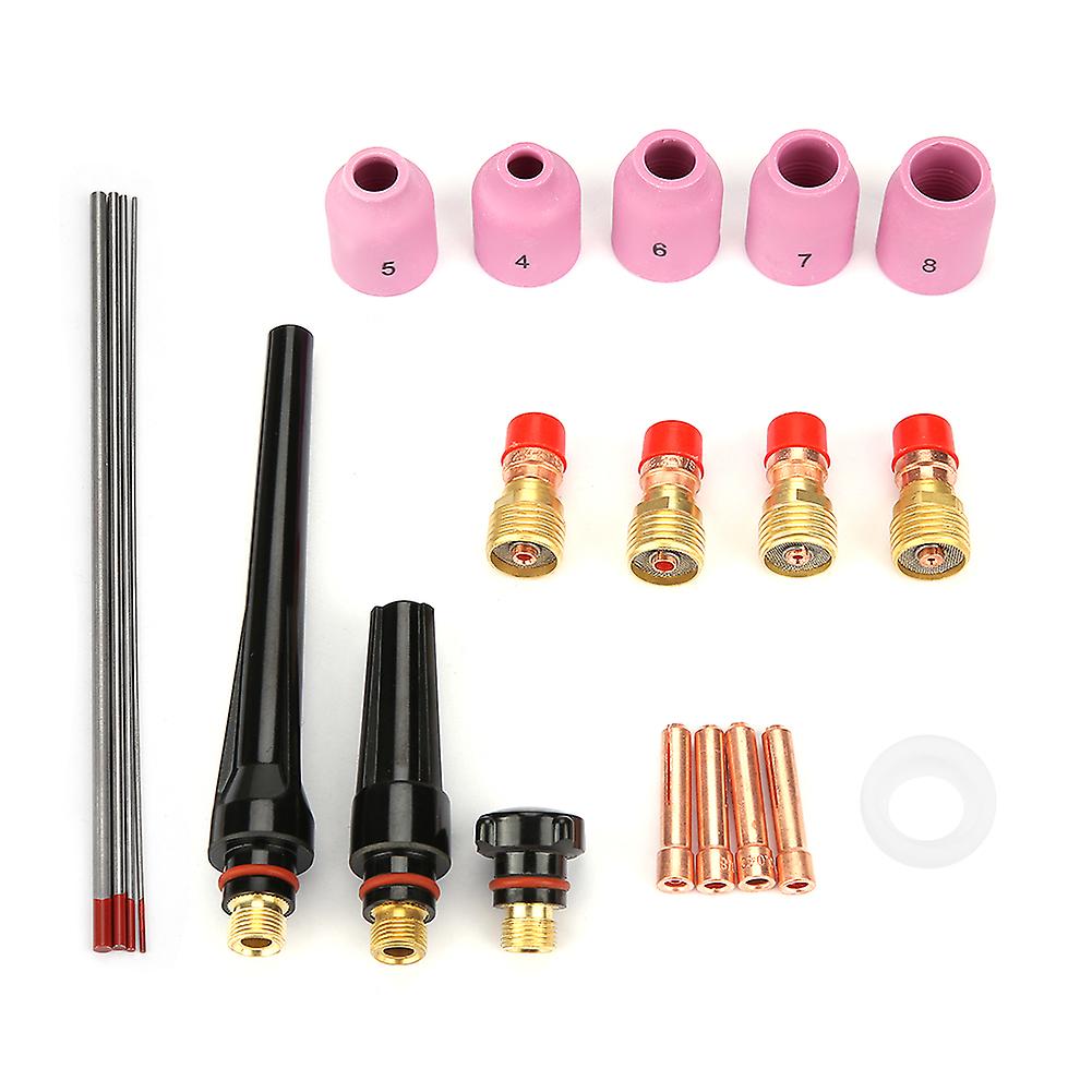 21pcs/set WP 17 18 26 Series TIG Welding Torch Consumables Accessories Kit