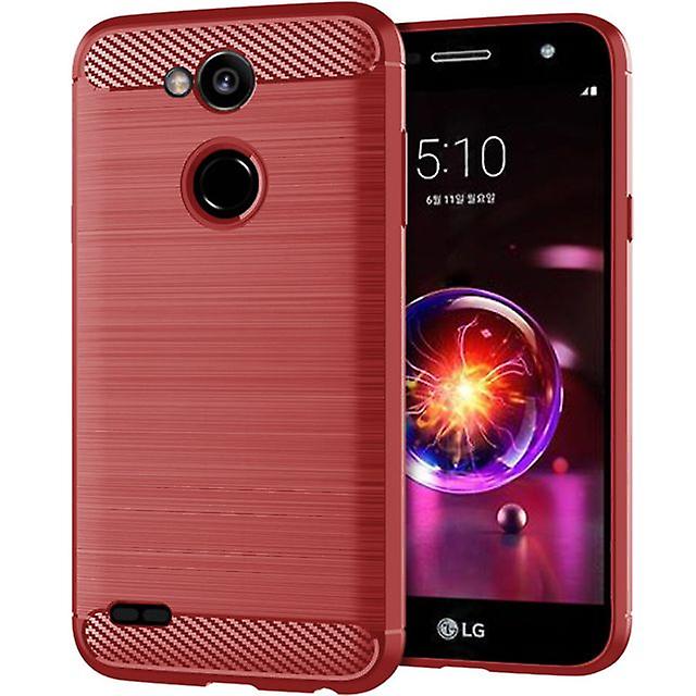 Soft Durable Protective Shell Case for LG X5 2018 - Red