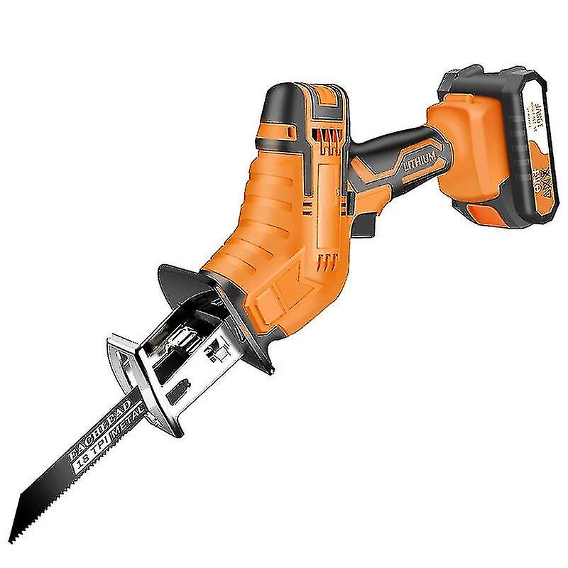 Multifunctional Cordless Reciprocating Saw for Metal and Wood Pipe Cutting Rechargeable Li-ion Battery Optional 4 Blades