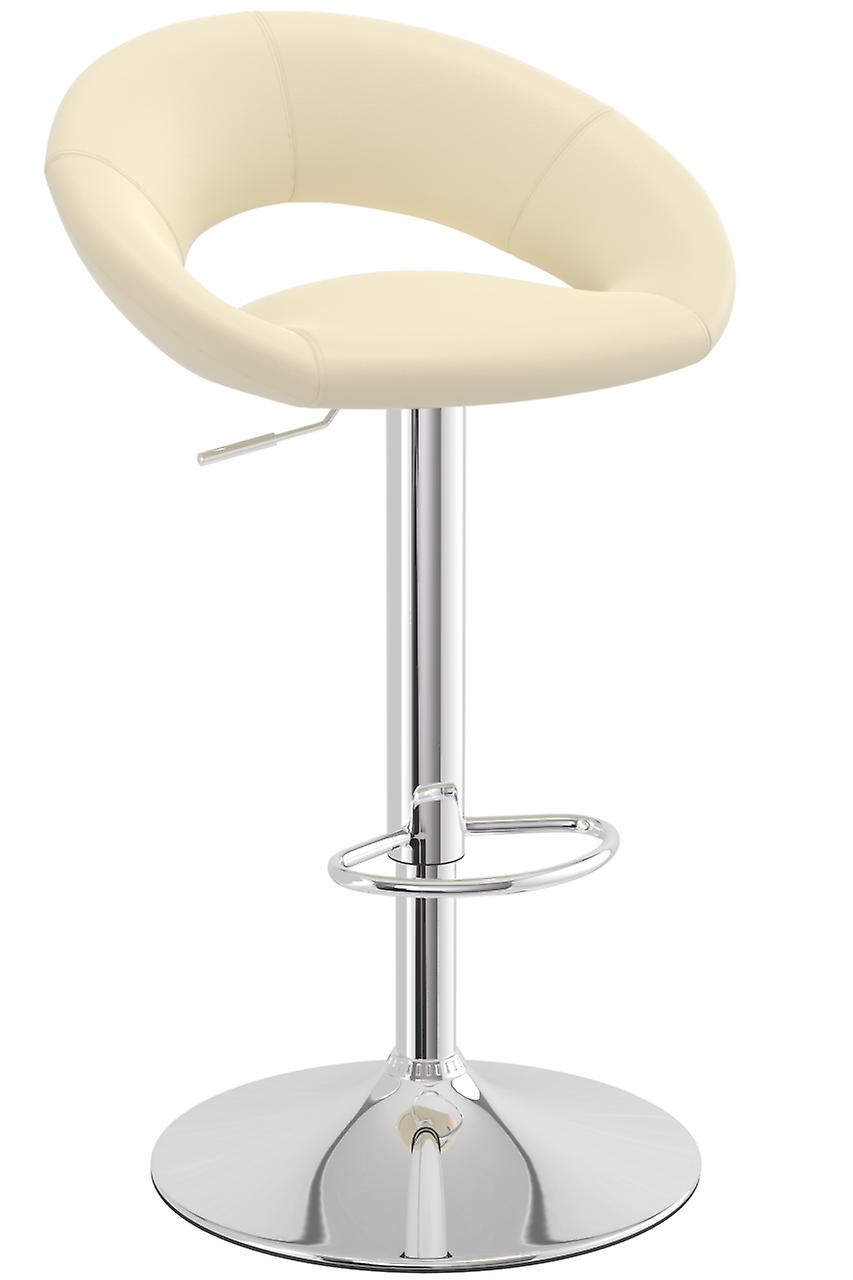 Serene Cream Breakfast Bar Stool Height Adjustable