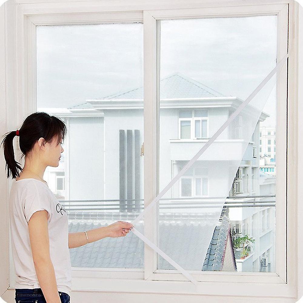 Anti-Mosquito Screen Window with Self-Adhesive Tape