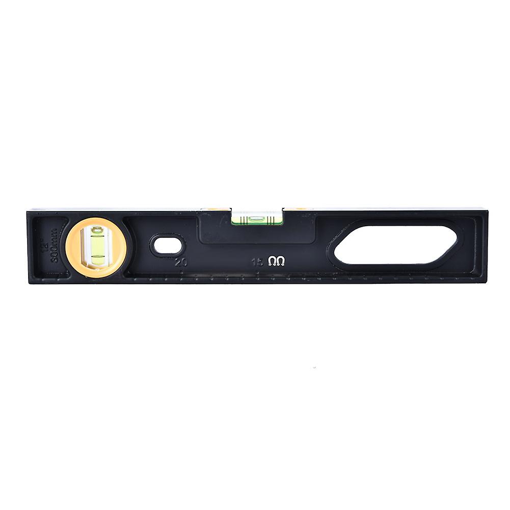 30cm Aluminum Alloy Magnetic Bubble Level Ruler for Vertical and Horizontal Measuring