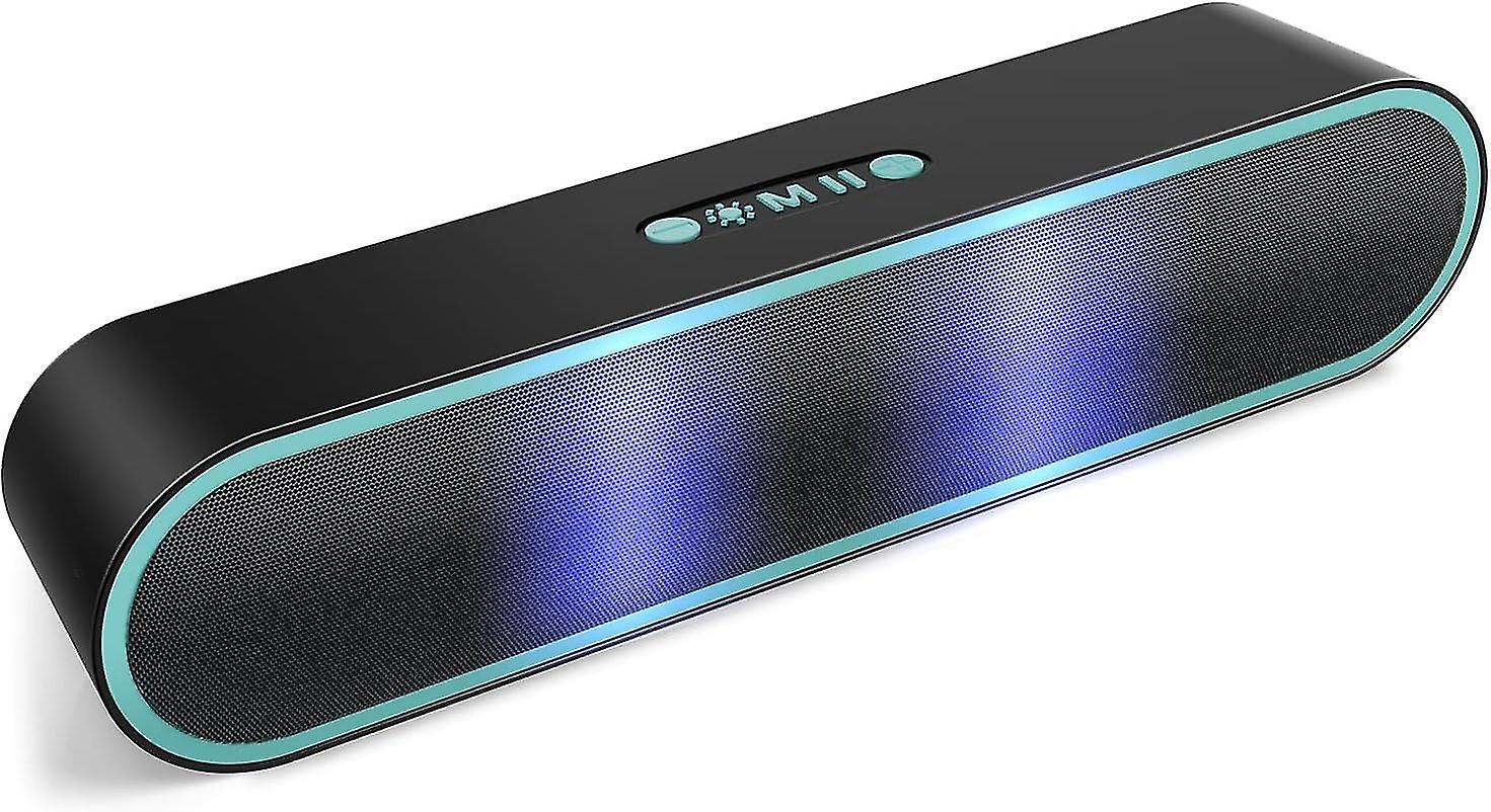 Portable Bluetooth Speaker Wireless Speaker with LED Light Hands-free AUX Function