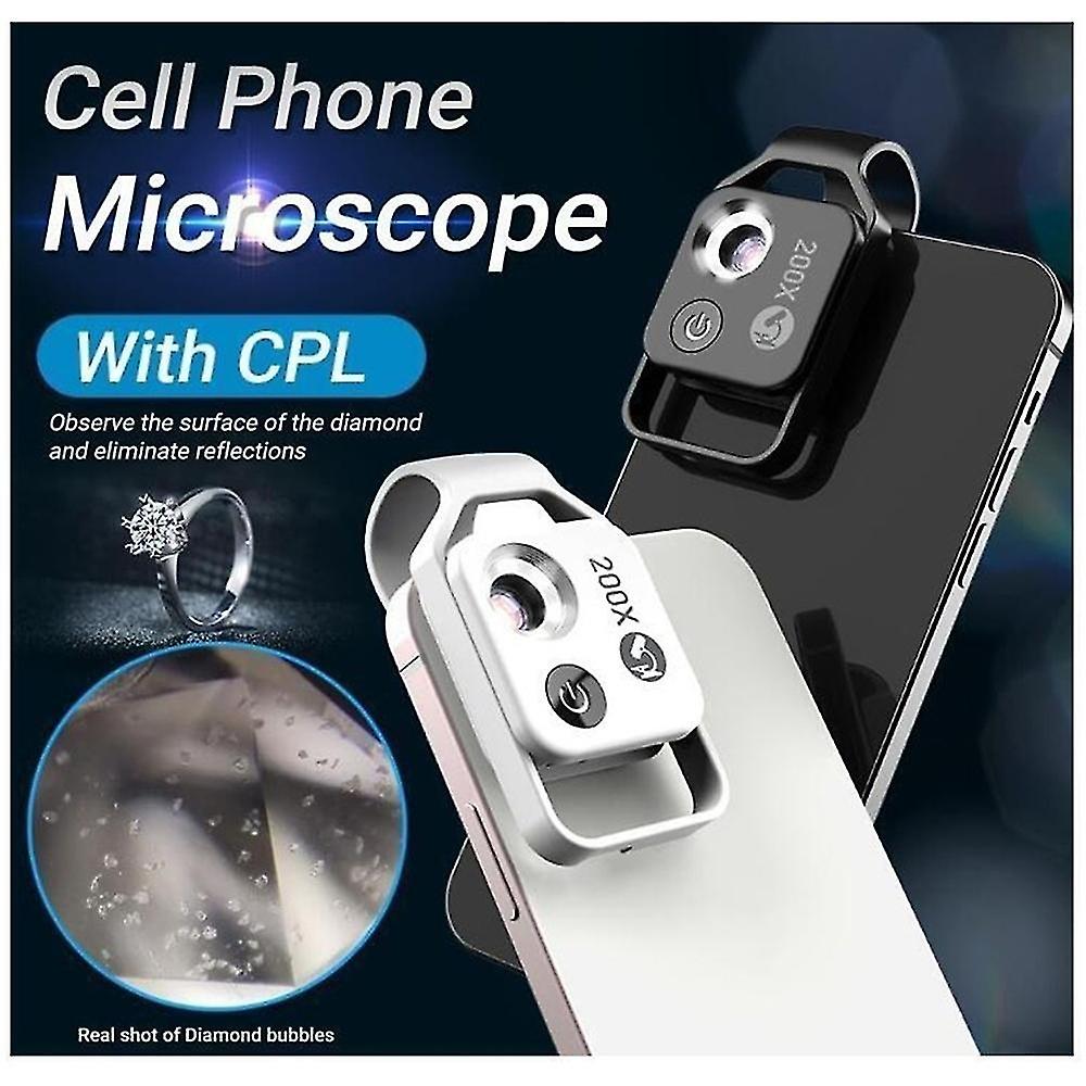 200x Magnification Zoom, Nanozoom Cell Phone Lens, Nanozoom X200 Camera