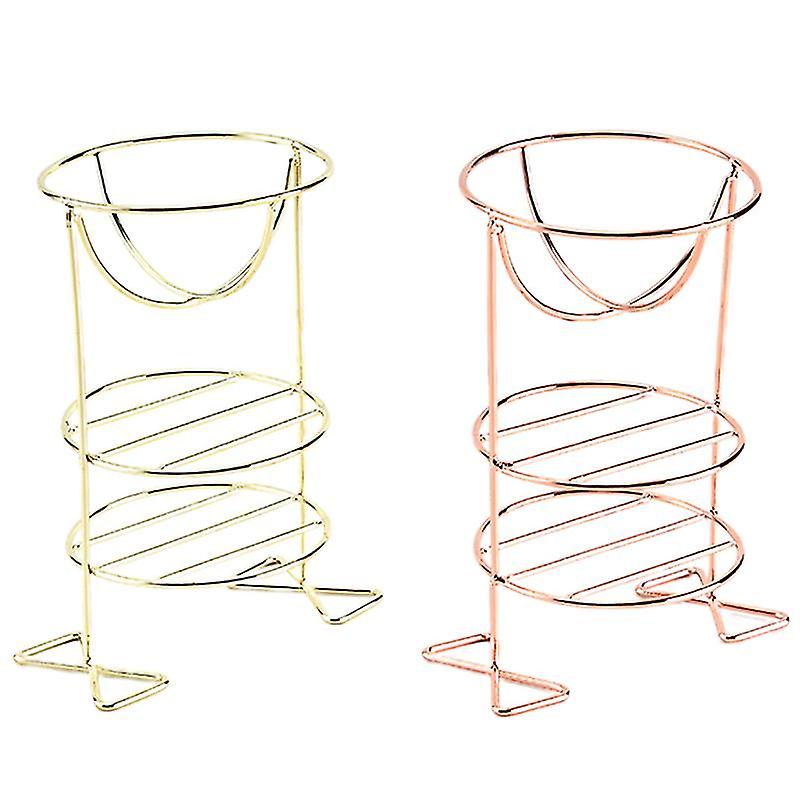 2pcs Powder Puff Stand Cup