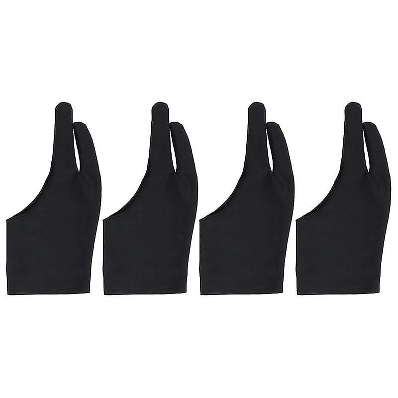 4pcs Artist Two Finger Glove
