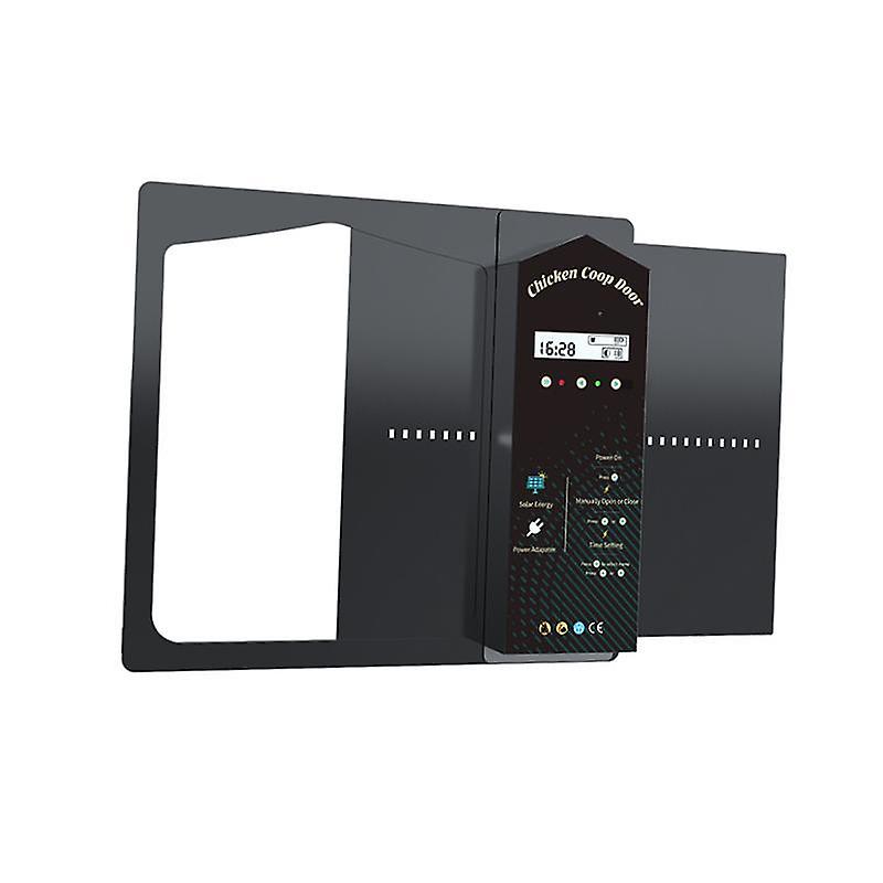 Automatic Chicken Coop Door Solar Powered LCD Display Automatic Chicken Door