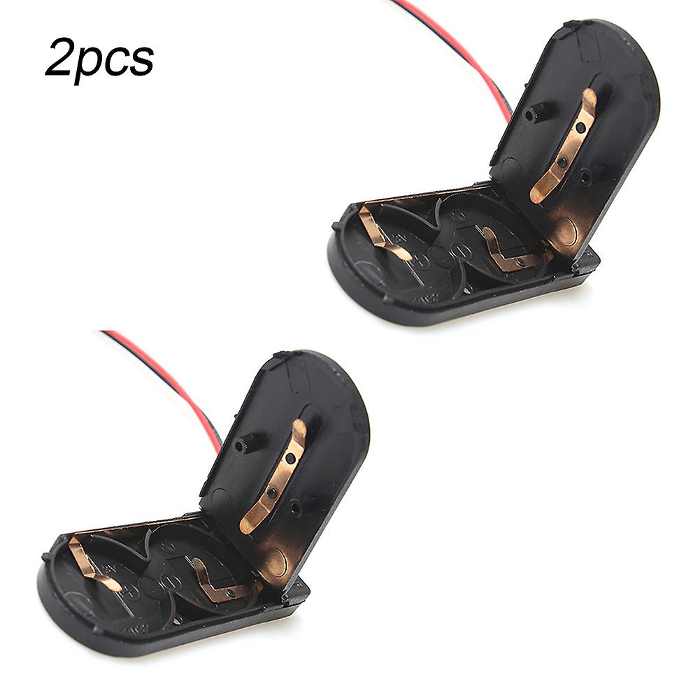 1/2/5pcs Cr2032 Button Coin Cell Battery Socket Holder Case Cover With On/off Switch 3v X2 6v Battery Storage Box