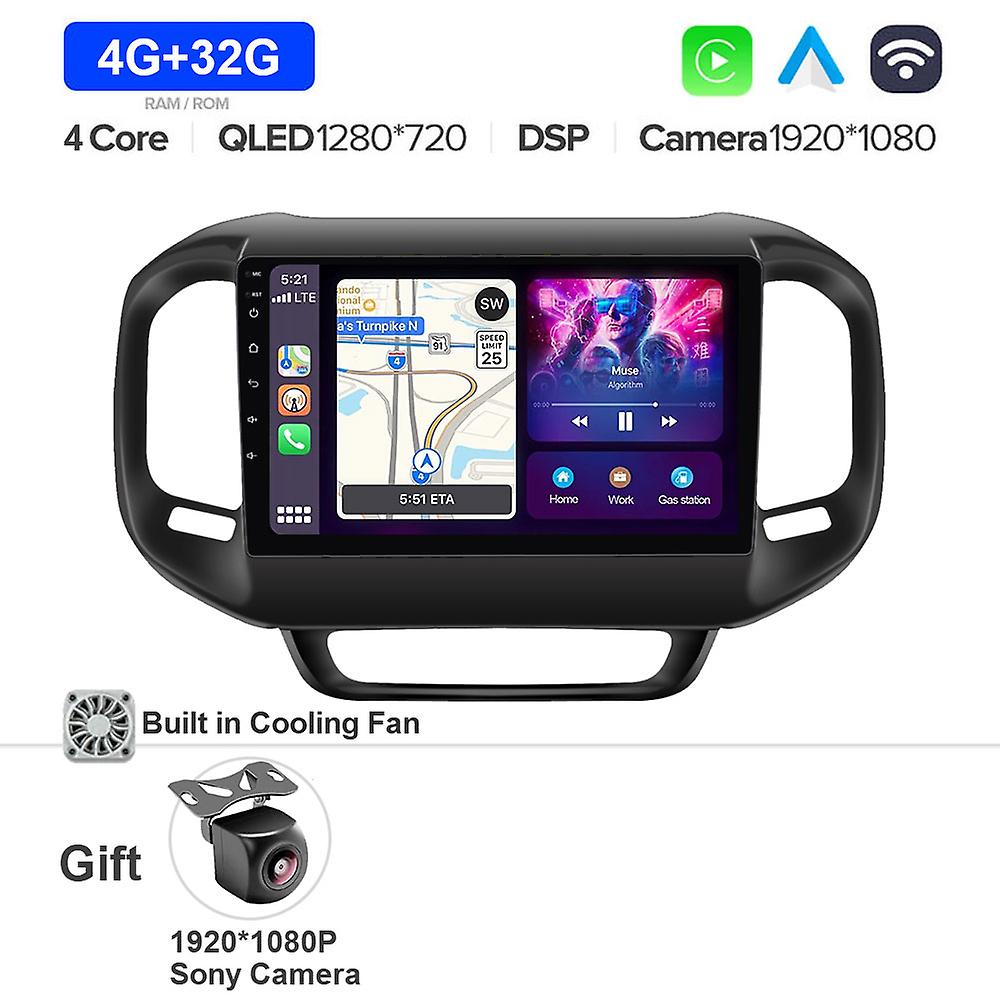 Android 13 Auto Carplay Car Radio Multimedia Video Player For Fiat Toro 2017-2021 Navigation Gps Stereo Head Unit No 2din Dvd