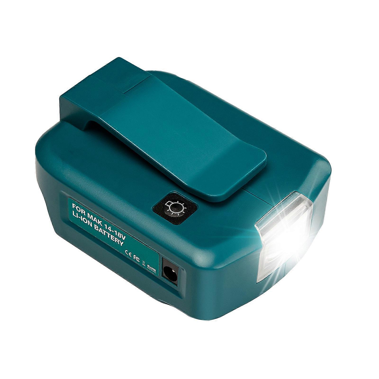 USB Battery Power Source Charger LED Adapter For Makita 18V Li-ion Battery fL