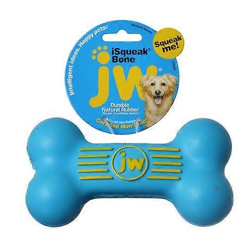 JW Pet iSqueak Bone - Rubber Dog Toy, Medium - 5.5" Long