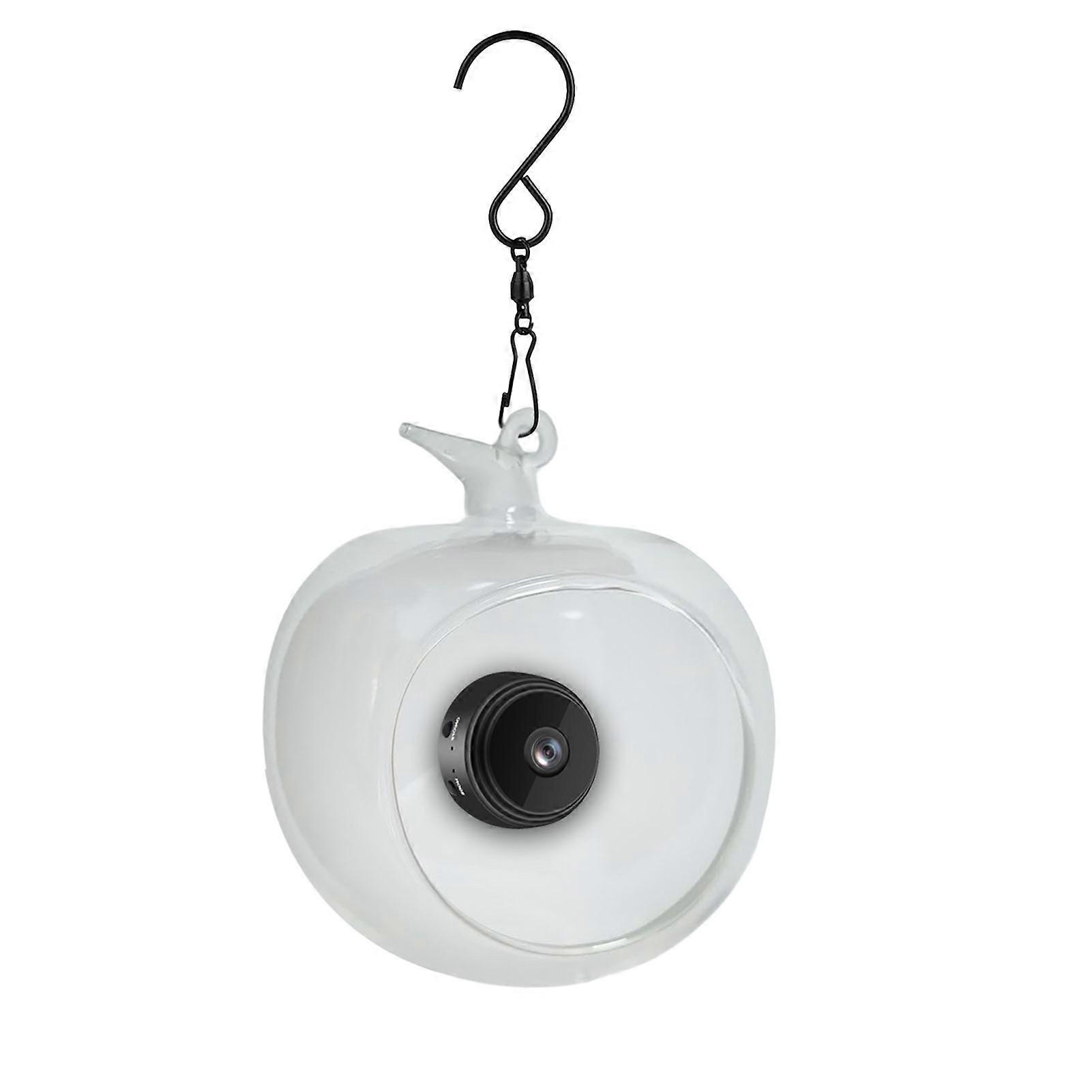 Smart Bird Feeder with 1080P Video Camera for Close-up Shots WiFi Connection Outdoor Garden Window Bird Behavior Observation Live Streaming Bird Feede