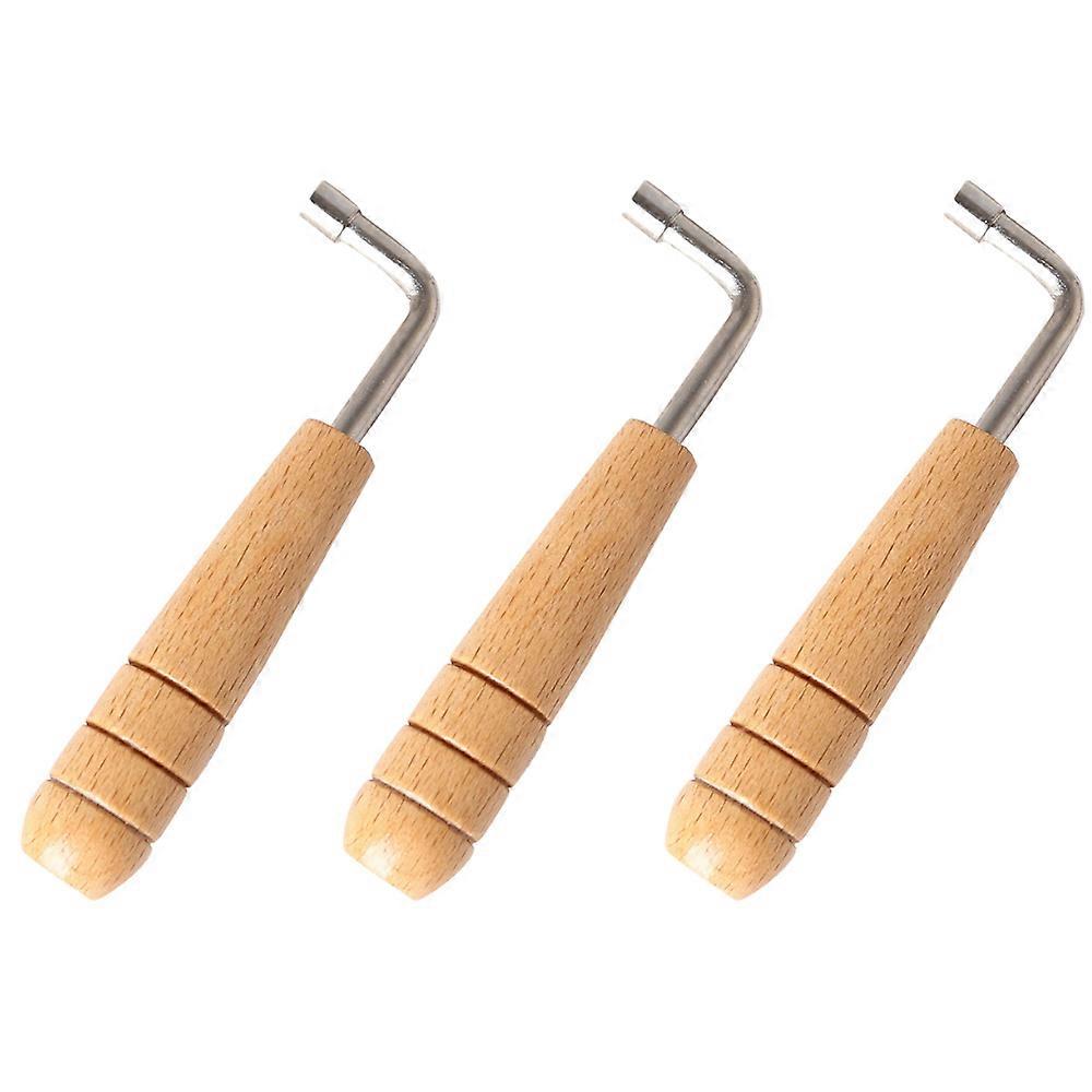 Durable Lyre Harp Tuning Wrench Multi-function Lyre Harp Tuning Hammer L-shape Square Wrench Tuner Spanner Repair Instrument