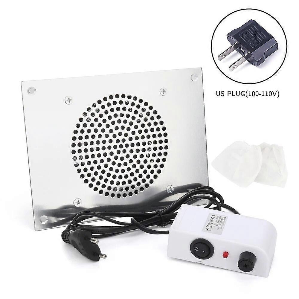 Birou unghii praf colector unghii unghii extractor ventilator pentru manichiura unelte unghii pedichiura arta aspirator cu sac de colectare
