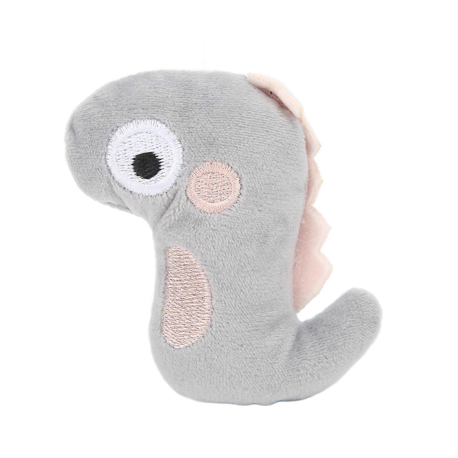 Catnip Plush Cat Toys Tooth Cleaning Indoor Relieve Boredom and Stress Interactive Kitty Toy for Teasing CatGrey Dinosaur