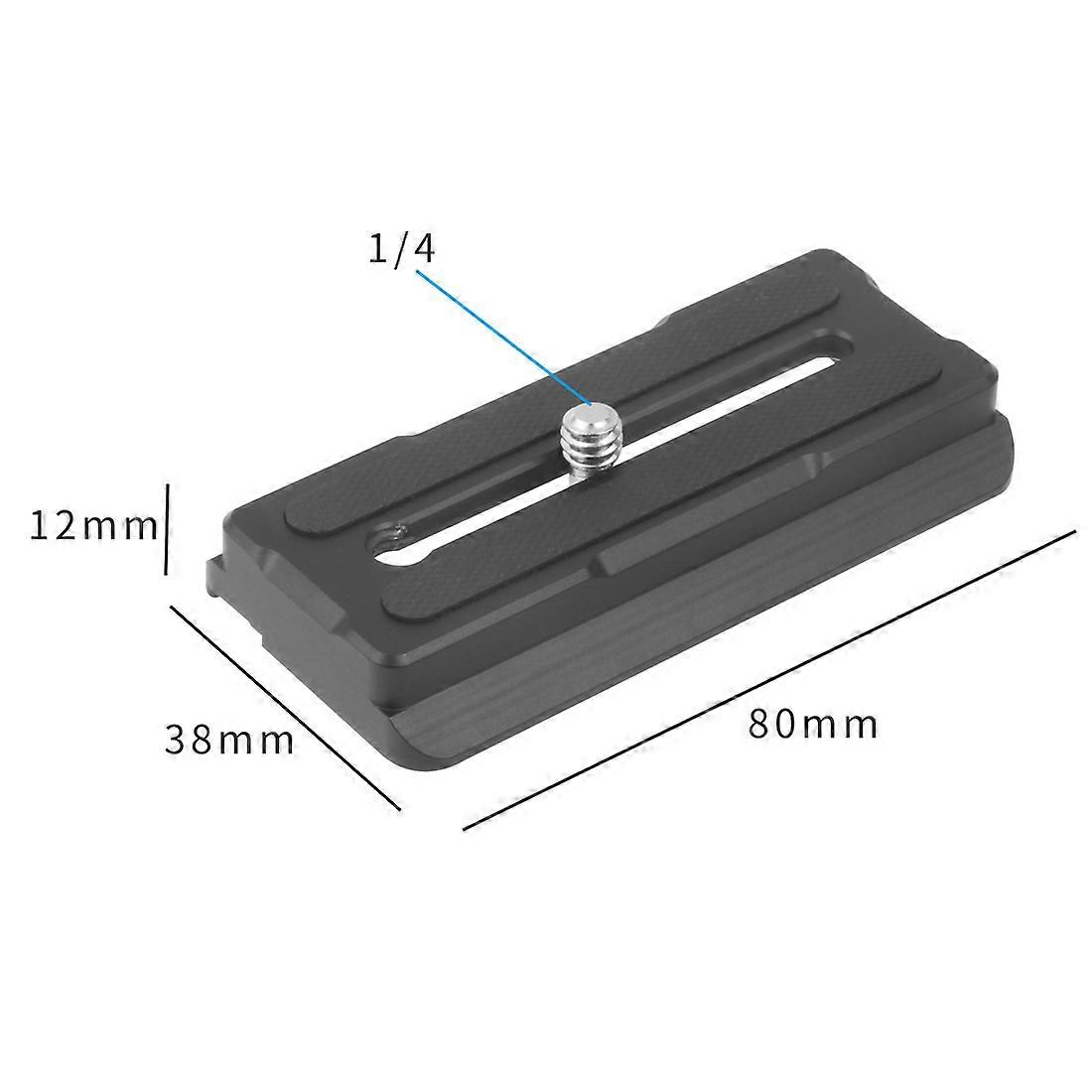 Quick Release Plate for DJI Ronin, Arca-Swiss DSLR Camera Bucket, Weight Mount, 1/4 Figured Holes, Manfrotto, RS2, RSC2, 38mm