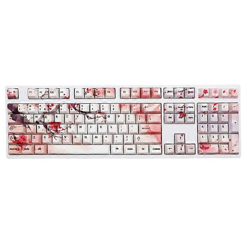 Replacement Key Cap Set 108pcs PBT Heat Sublimation for Mechanical Keyboard