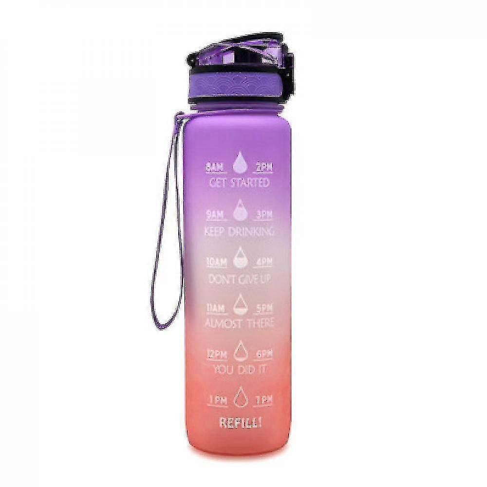 large water bottle with motivational time marker(picture5)