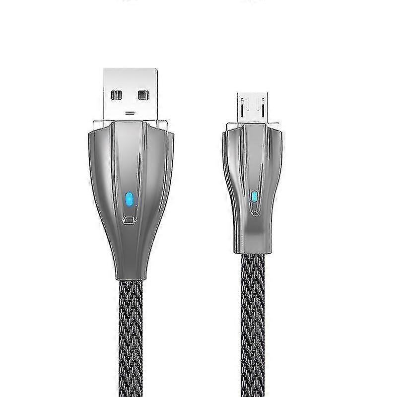 micro nylon weave charging data cable length 1.2m kv-cb021b