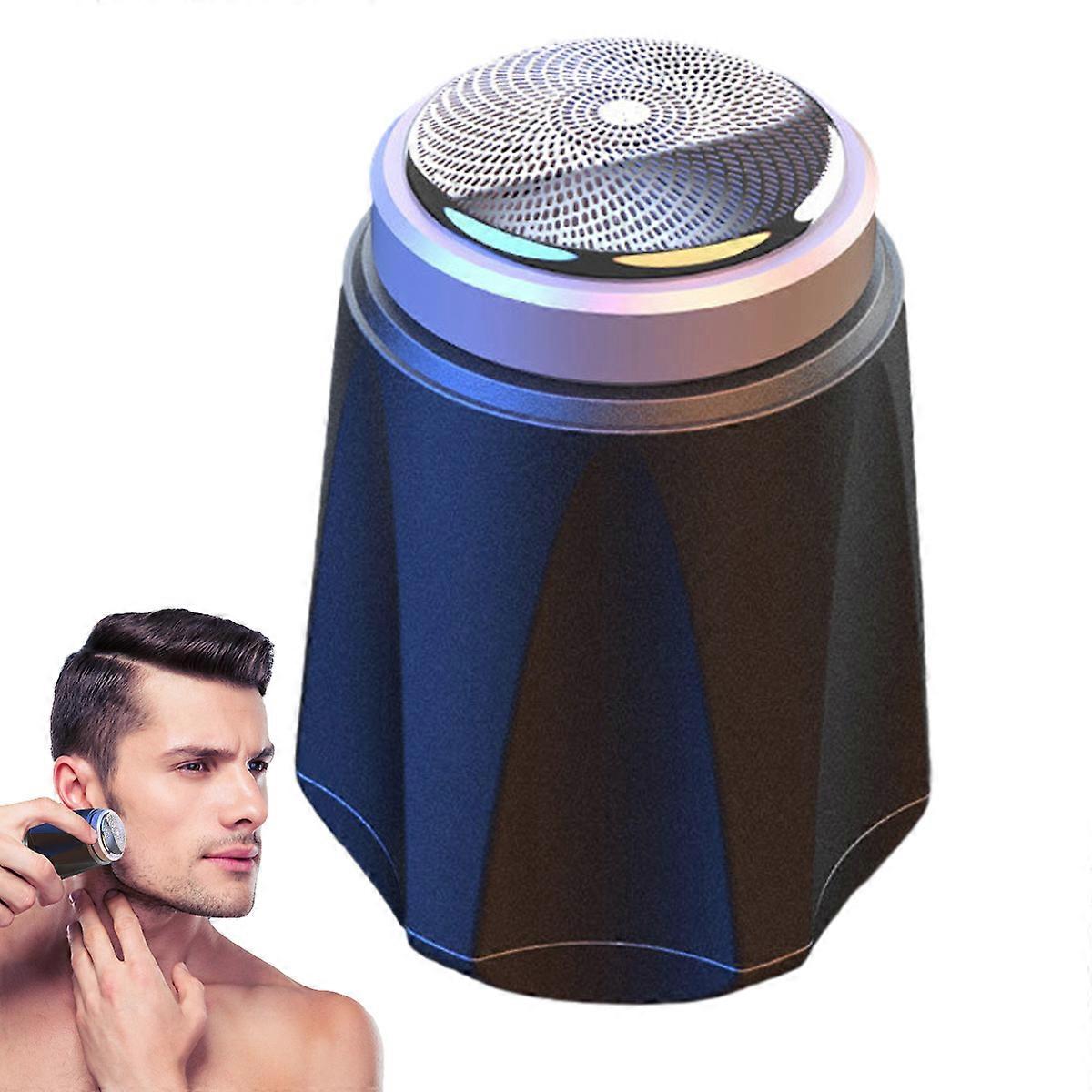 KXJ-Electric Shavers for Men, Portable Electric Razor USB Rechargeable Shaver One-Button