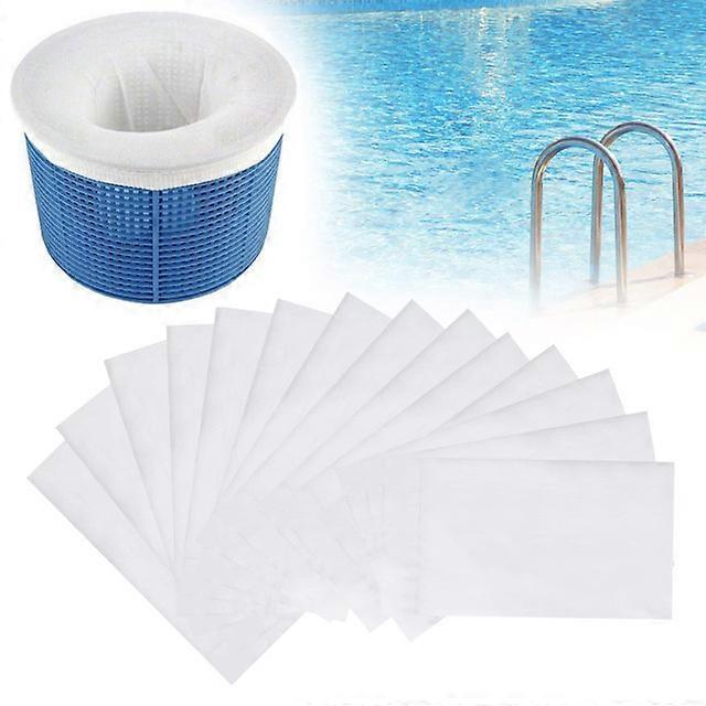 Premium Pool Skimmer Socks - Pack of 10/30/50, Ultra-Fine Mesh Screen Liner for Skimmer Baskets, Cleans Debris and Leaves, Swimming Pool Saver