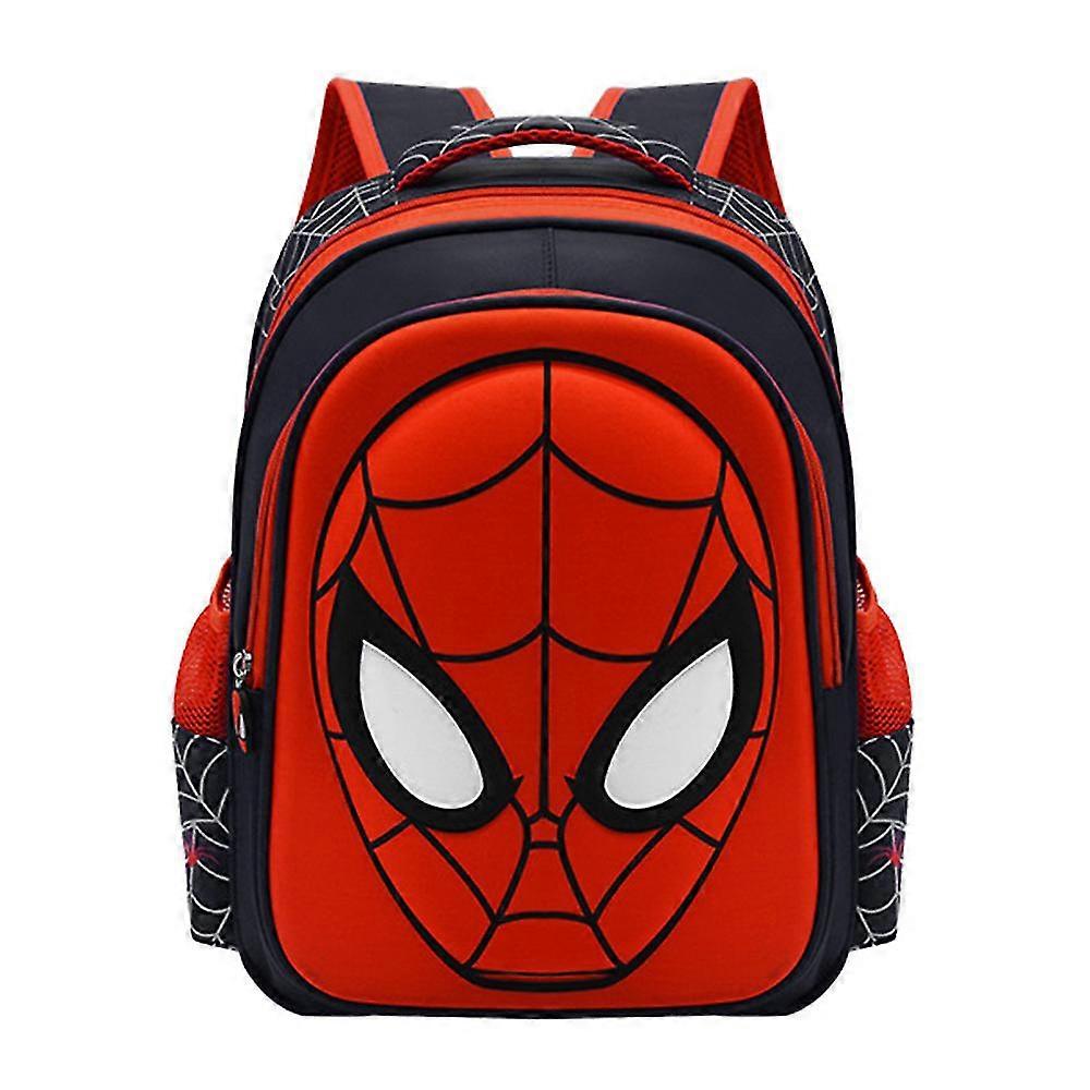 Toddler Spiderman School Backpack 3d Comic Elementary Student Schoolbag Waterproof Lightweight Bookbags For Boys Girls