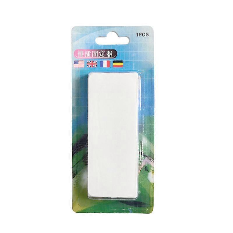 Row plug holder wall mounted storage traceless insertion row hole free patch panel socket wall mounted paste type