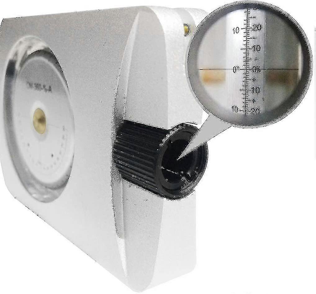 المحمولة المدمجة المهنية الألومنيوم Clinometer لقياس الارتفاع دقيقة لقياس ارتفاعات المنحدرات زوايا الفضة - جيد