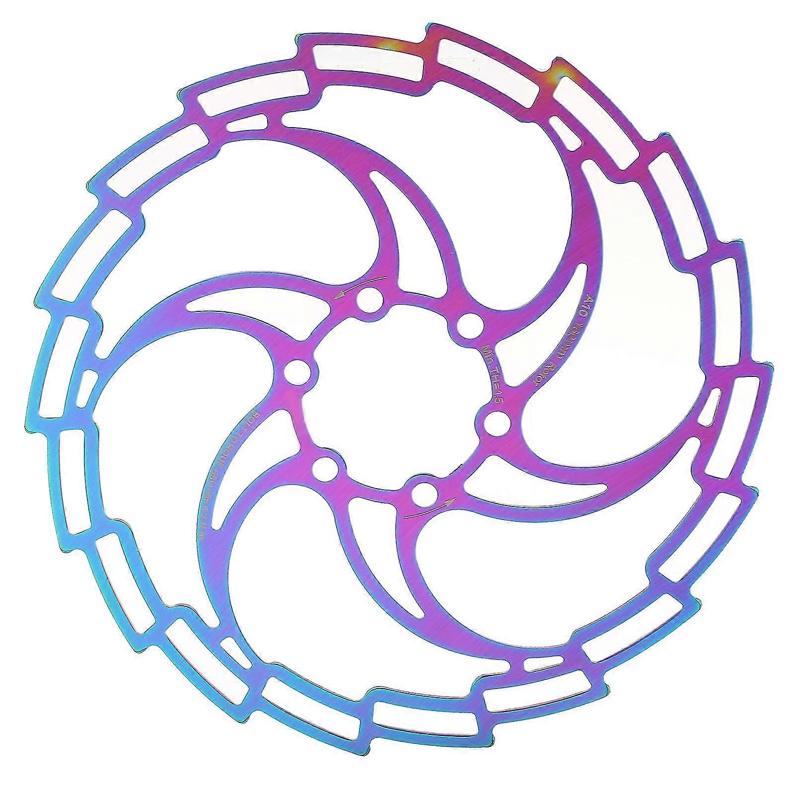 160mm6-NailTitaniumPlatedLightweightDiscBrakeRotor