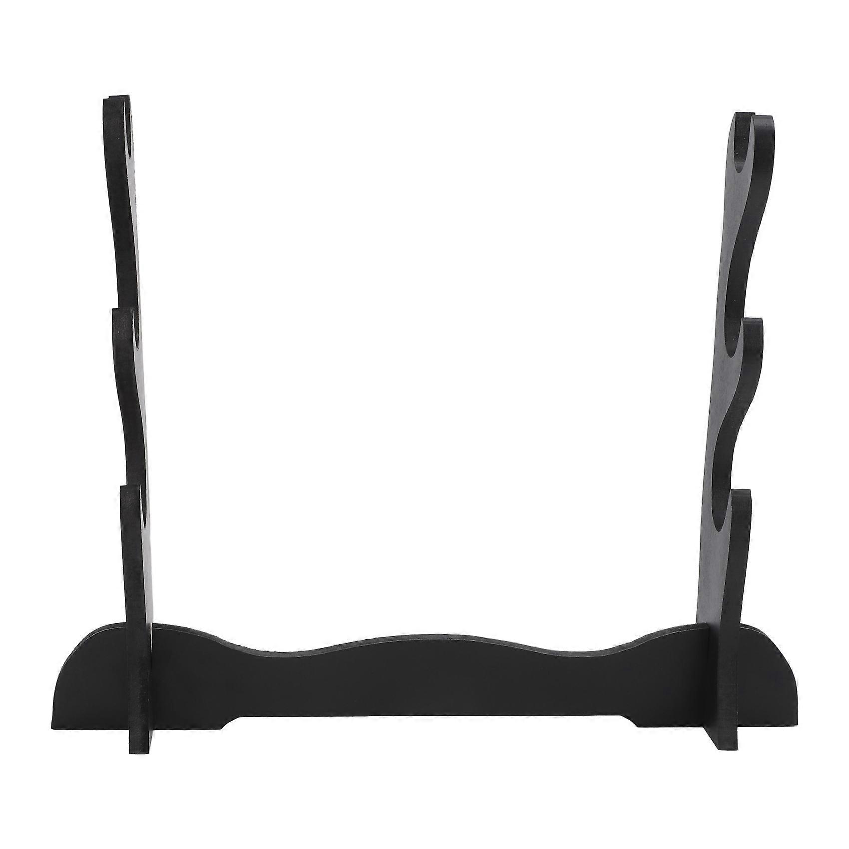 3Tier Sword Katana Holder Stand Bracket Rack Display Black