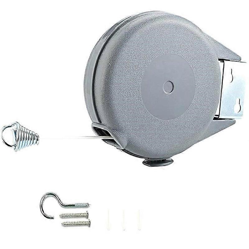 12/15m Adjustable Clothesline Freely Retractable Telescopic Punch-free Invisible Drying Rack Laundry