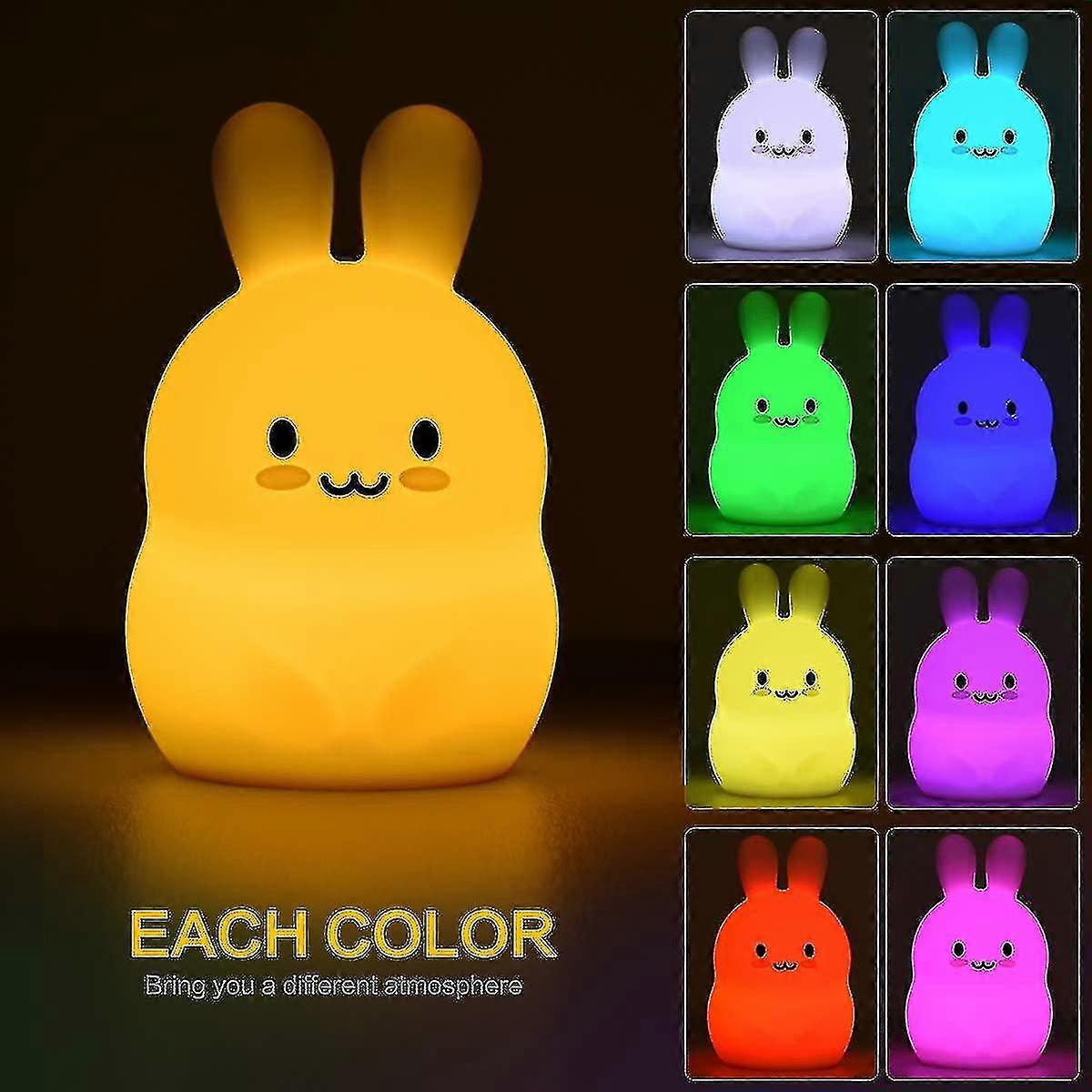 Led Children's Night Light, Rechargeable, With Touch Sensor And Remote Control