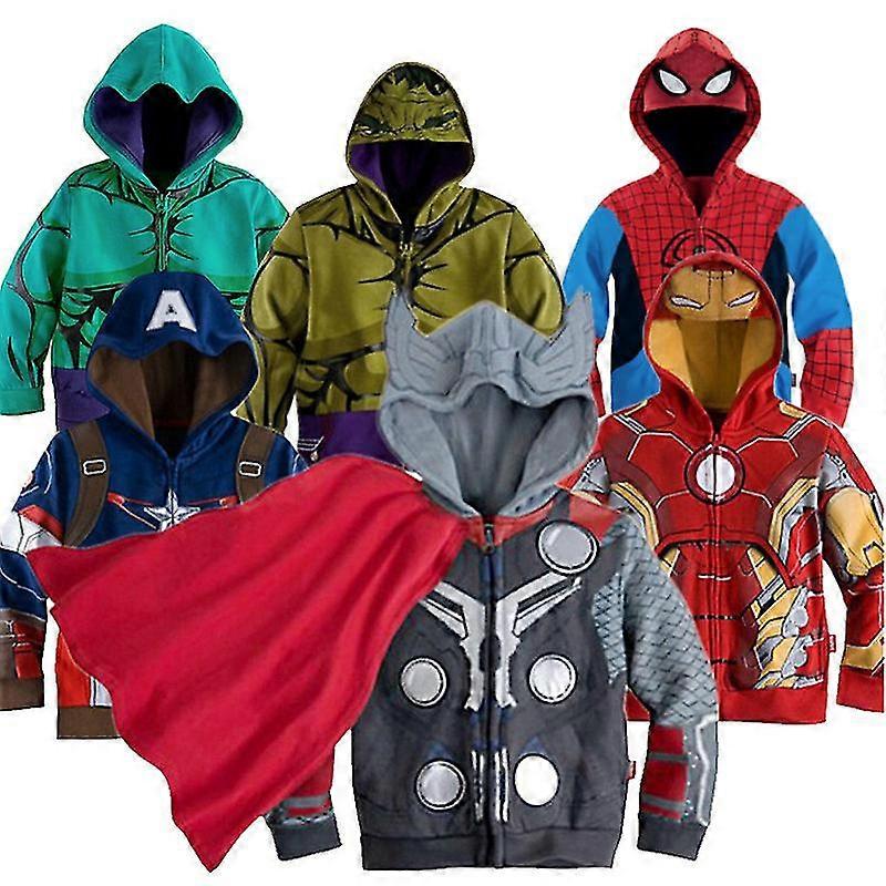 Boy Coat Φούτερ Hulk Ama Πουλόβερ Top Φερμουάρ Hoodie 's Ρούχα