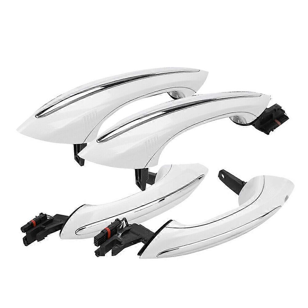 4PCS Car Exterior Door Handle with Comfort Access for - 5 6 7 Series 525 528 530 F07 F10 F11 F06 F1