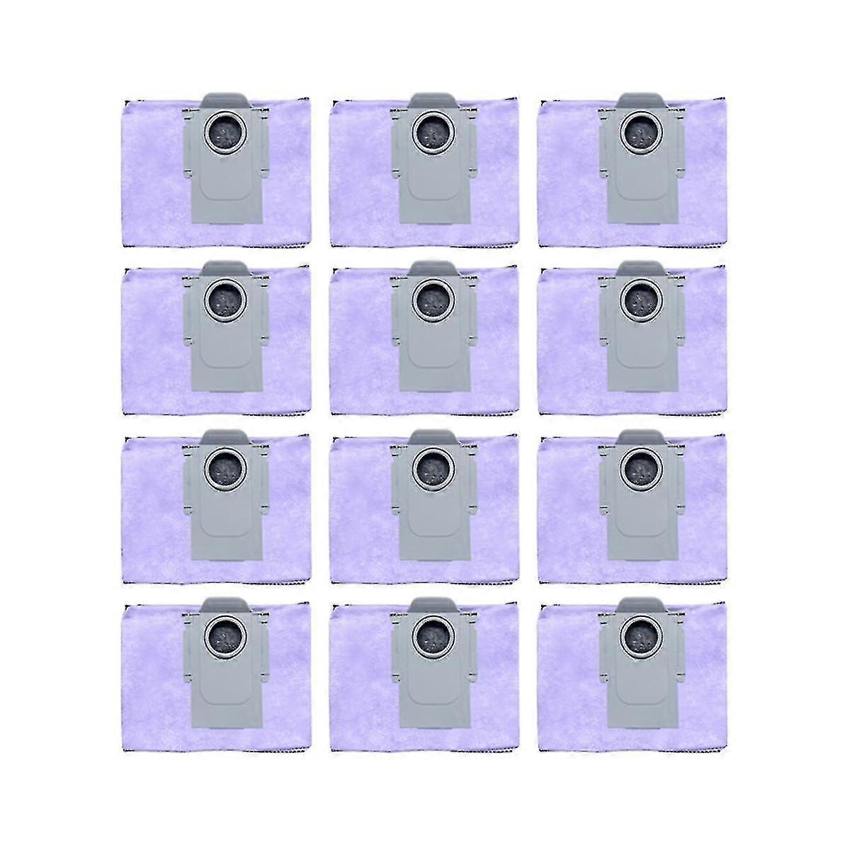 12pcs For T8 G10s /pro G20 Q5 Activated D Bag Vacuum Spare -purple