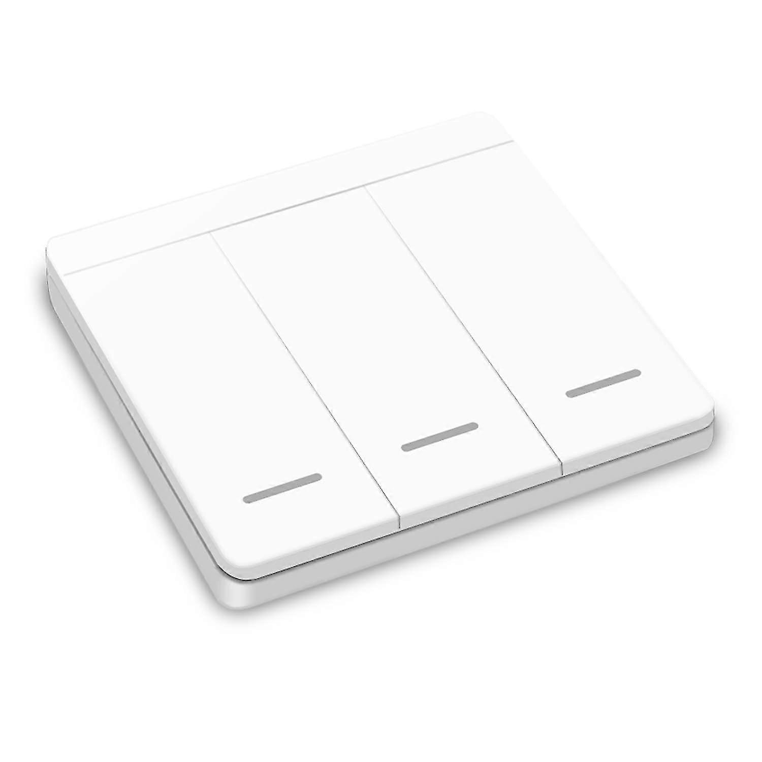 Wireless Light Switch, 86 Rf Safety Switch For Wall Panel, Easy Installation Without Wiring