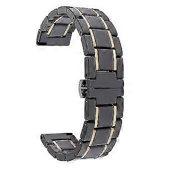 Strap Watchband Carlyle Hr/julianna/garrett/fossil Hybrid Watch Ceramic Band