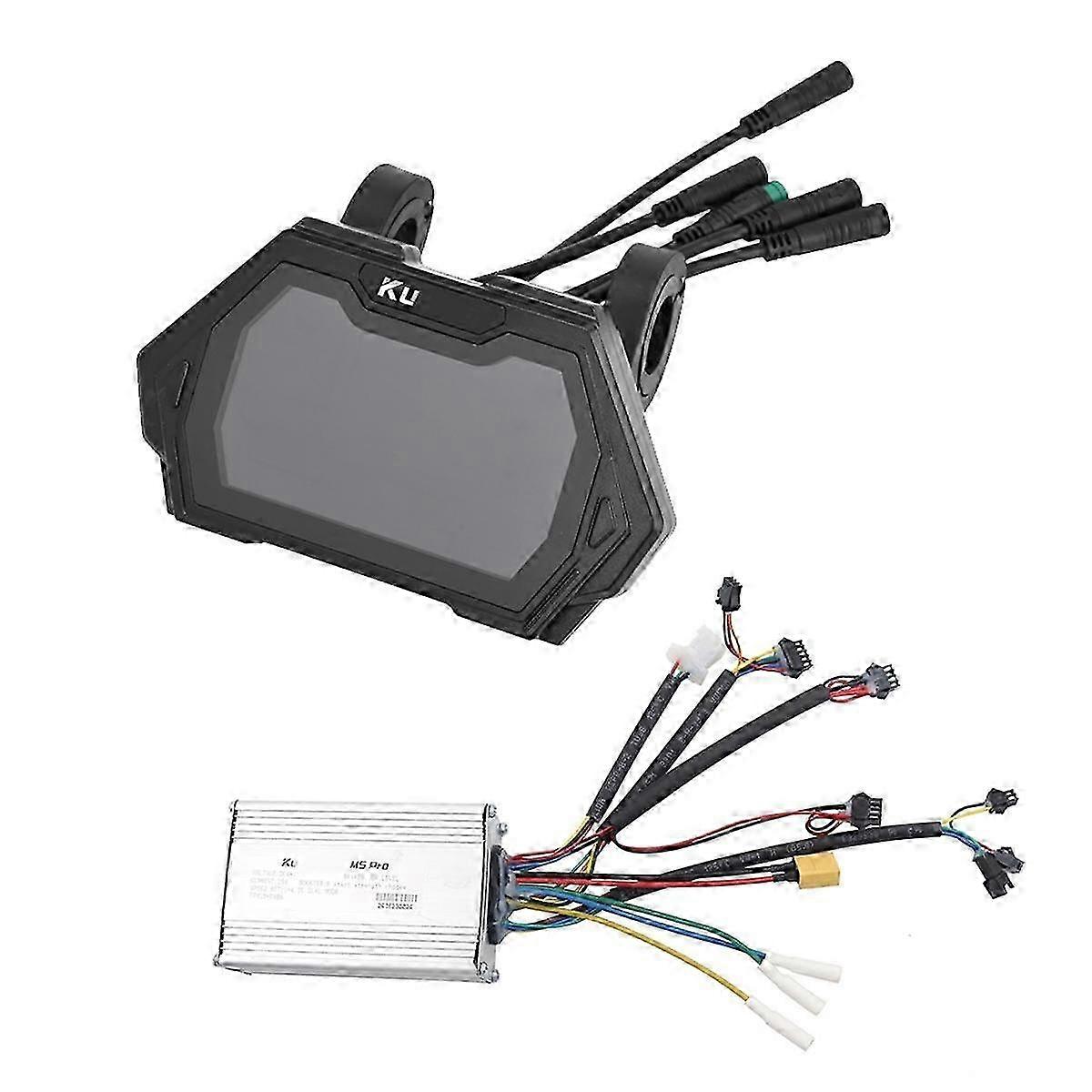 48V 25A Controller&LCD Display Dashboard for KuKirin M5 Pro/G2 Max/G3 Electric Scooter 4PIN TMF13 Digital Meter