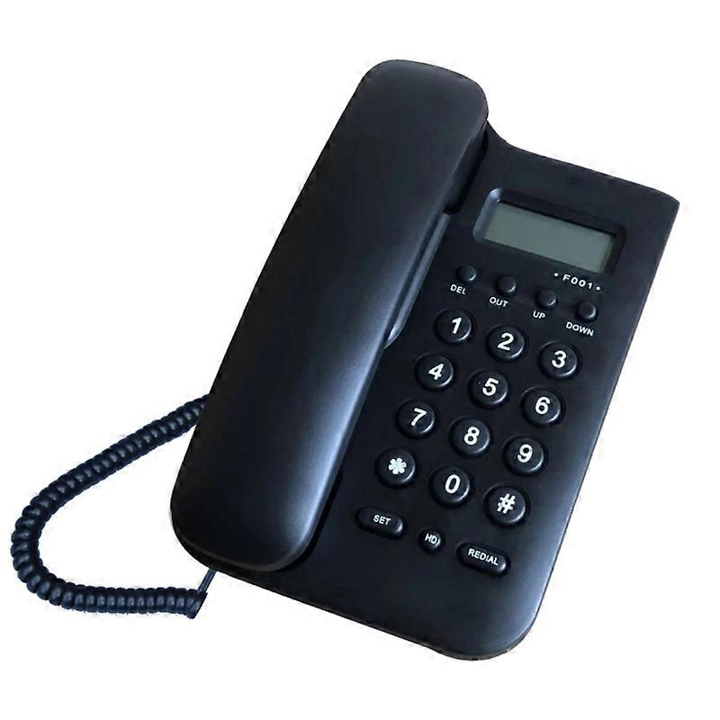 Téléphone fixe filaire de base, affichage LCD du numéro entrant, connexion simple