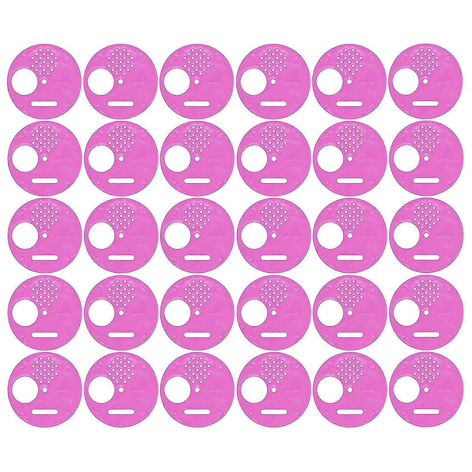 30Pcs Purple Plastic Beehive Entrance Discs - Round Exit Vent Gates for ...