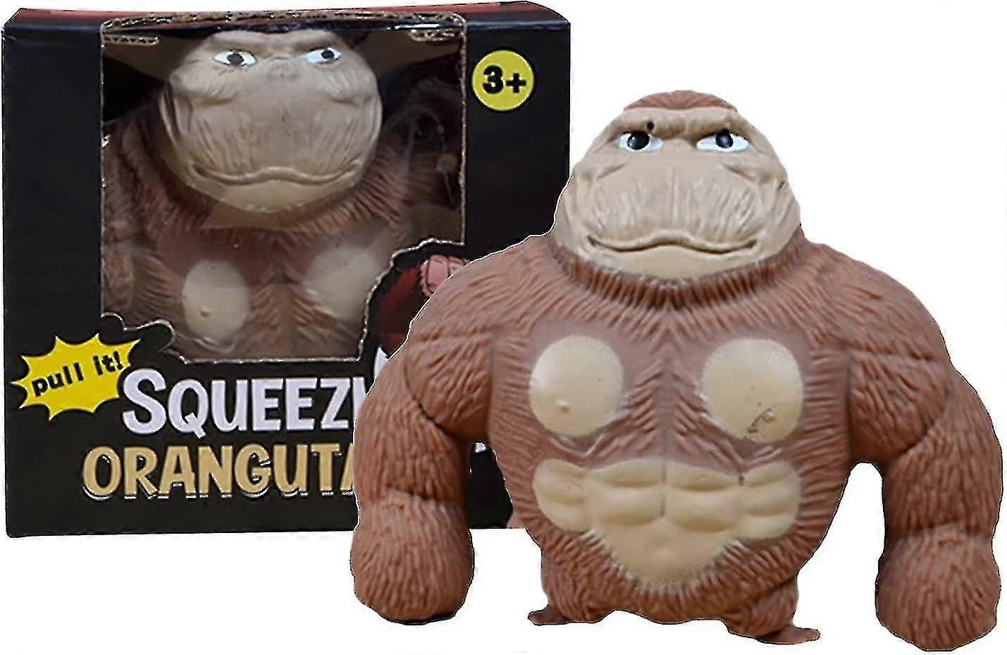 Stretchy Monkey Legetøj, Splat Monkey Stress Relief Legetøj, Squeeze Monkey Splat Legetøj, Stress Relief Fidge