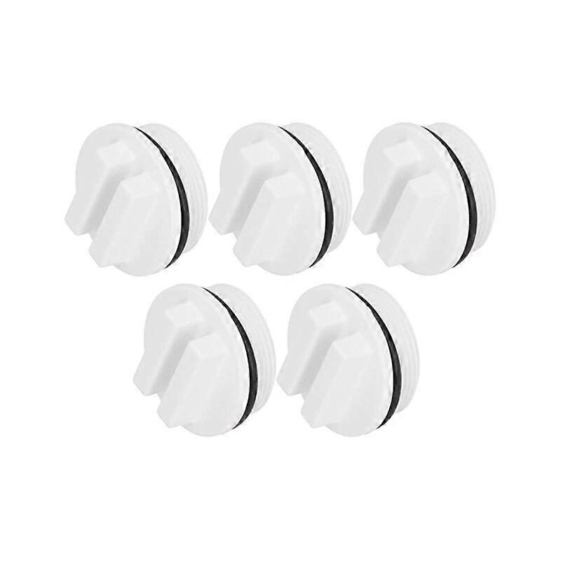 5pcs Winterizing Sink Drain Plug Threaded Sink Plug for Hot Spring Pool Winter 1.5in
