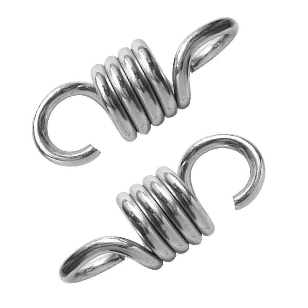 2 Pieces Hanging Hooks 700 lbs Weight Hammock Spring Supported Chair Spring for Porch Chairs Swings Hanging